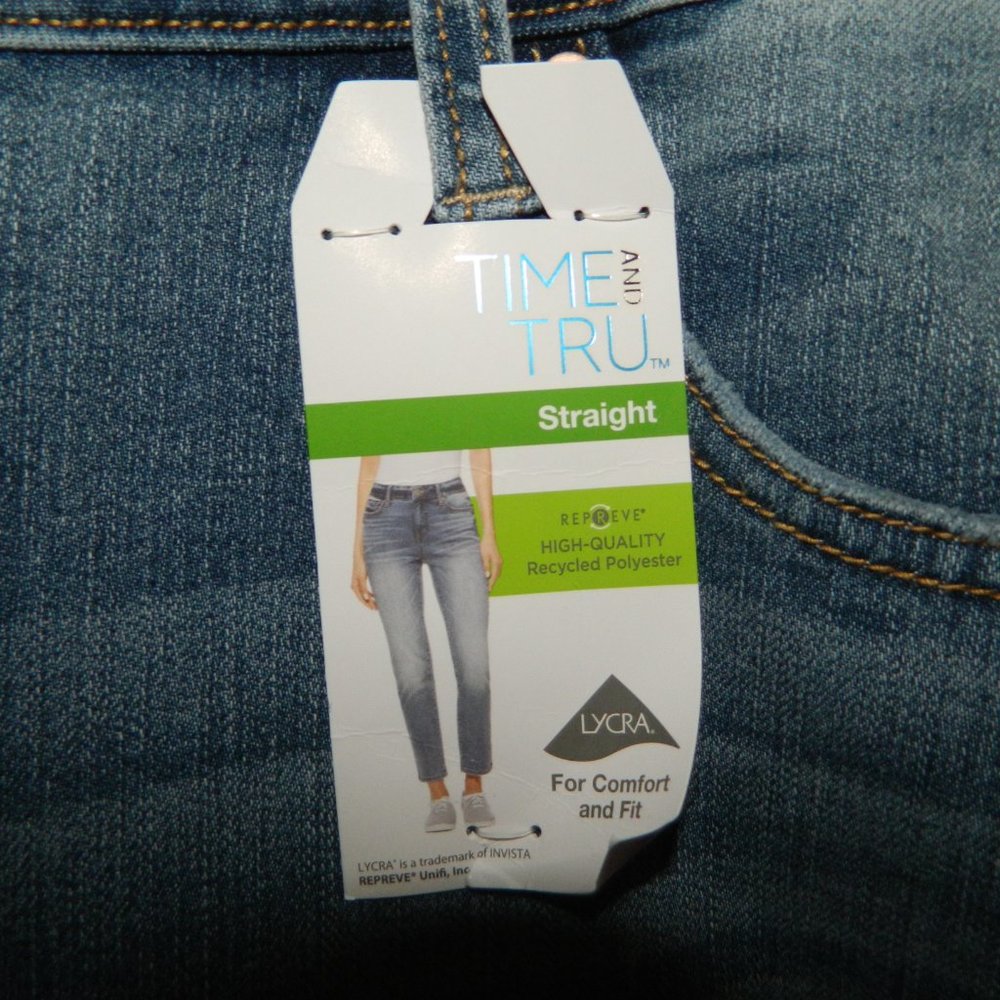 Time & Tru Straight Relaxed Fit Jeans Size 20 (W-11) - Picture 3 of 4